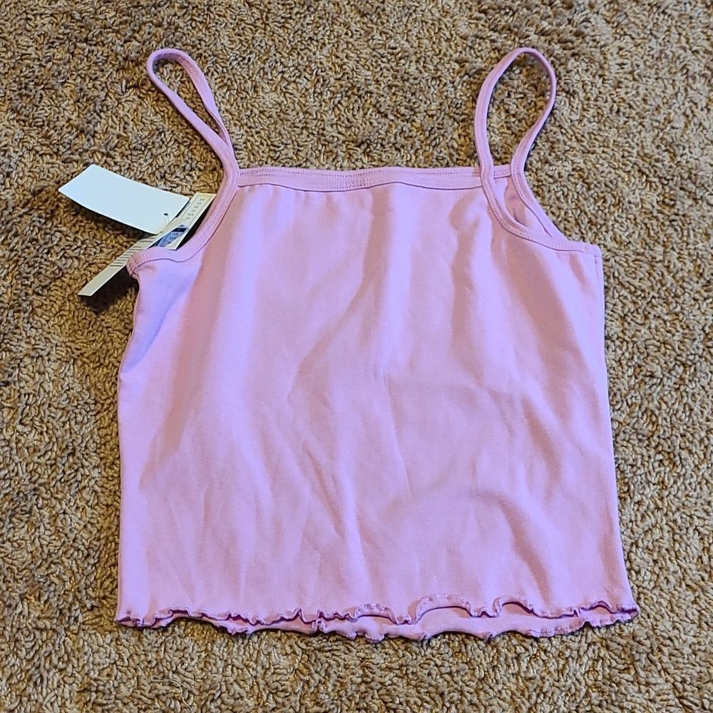 Bp Purple Tulip cropped top with ruffle detailing! - Picture 4 of 4